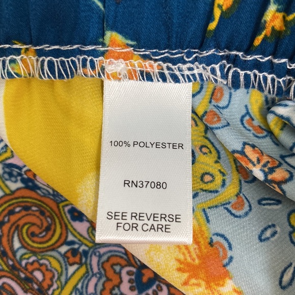 Cato Women's Clearwater Wide Leg Print Pants - Picture 12 of 12